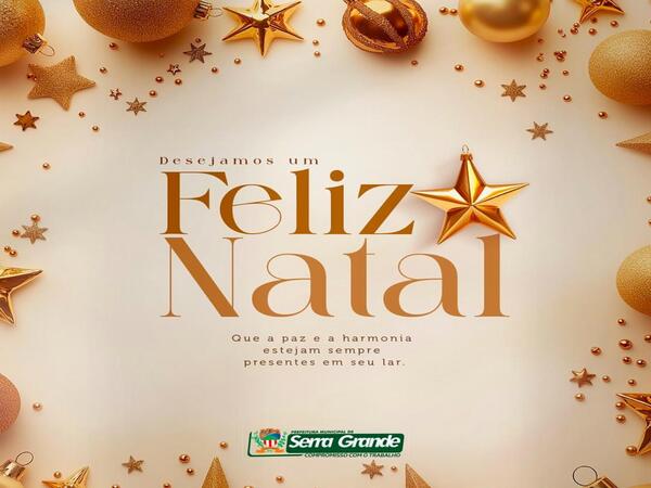 Natal de Esperança e União - Feliz Natal!